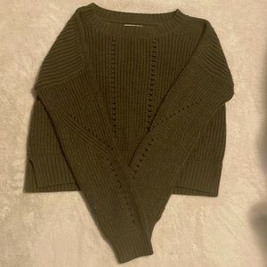 Jungle green knitted sweater